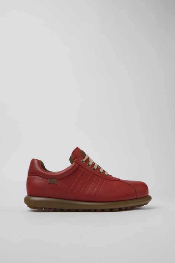 Camper Pelotas - Zapatilla Oxford roja de piel para hombre