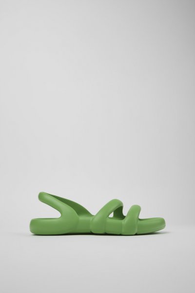 Camper Kobarah Flat - Sandalias unisex verdes