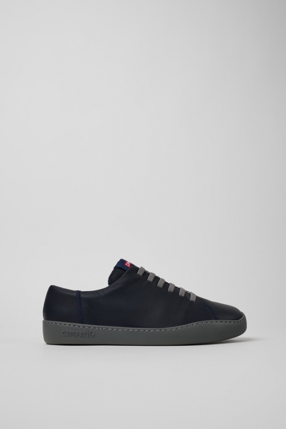 Camper Peu Touring - Zapatillas de piel azules para hombre.