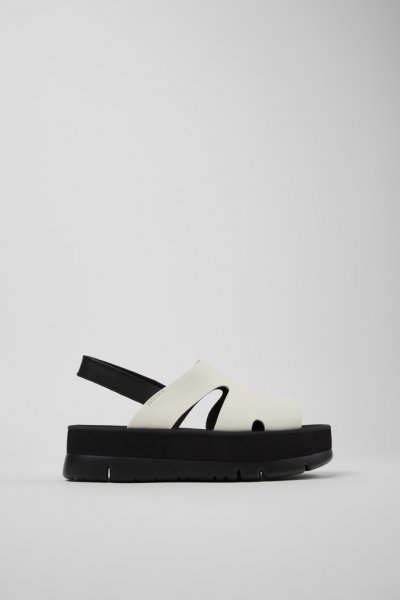 Camper Oruga Up - Sandalias blancas para mujer