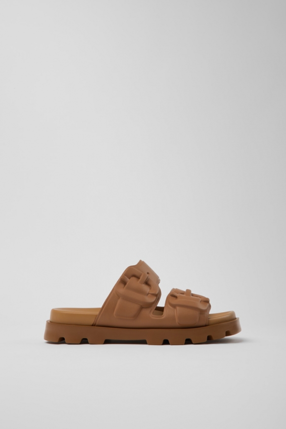 Camper Brutus Sandal - Sandalias de EVA marrón para mujer.