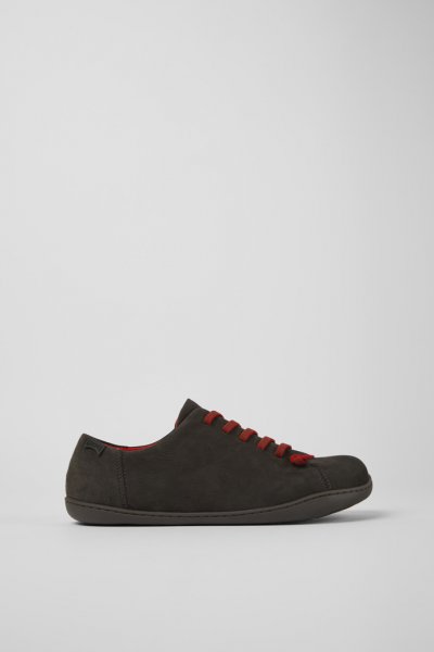 Camper Peu - Zapato gris de piel para hombre.
