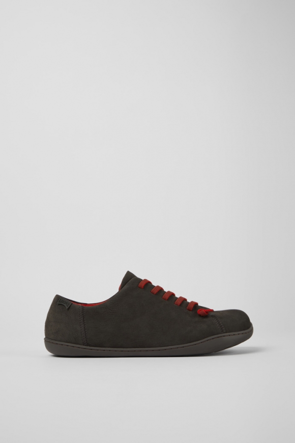 Camper Peu - Zapato gris de piel para hombre.
