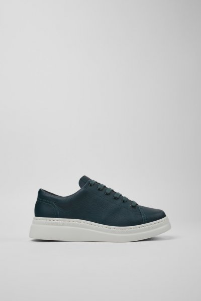 Camper Subcampeón - Zapatillas de piel verde para mujer