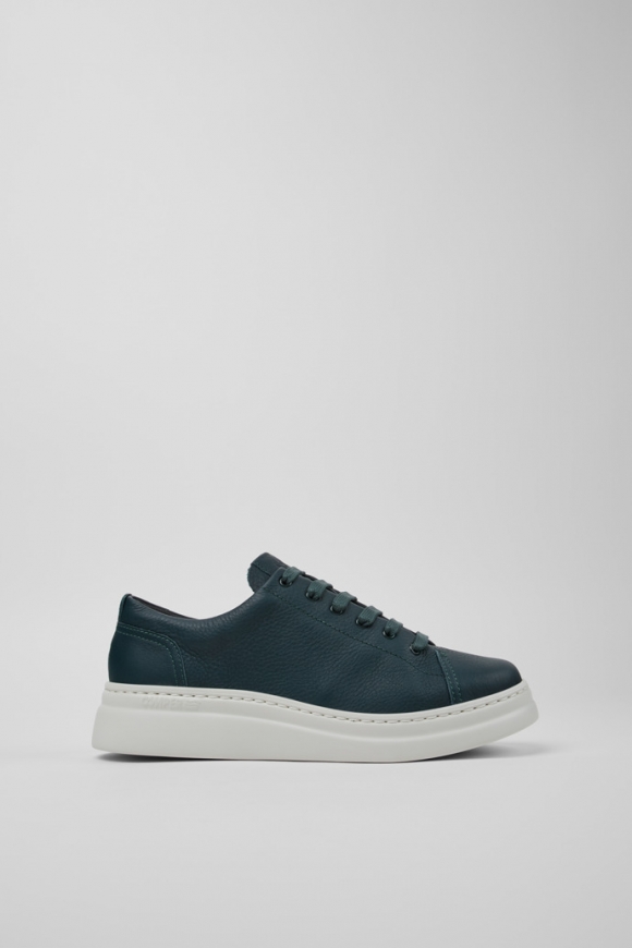 Camper Subcampeón - Zapatillas de piel verde para mujer