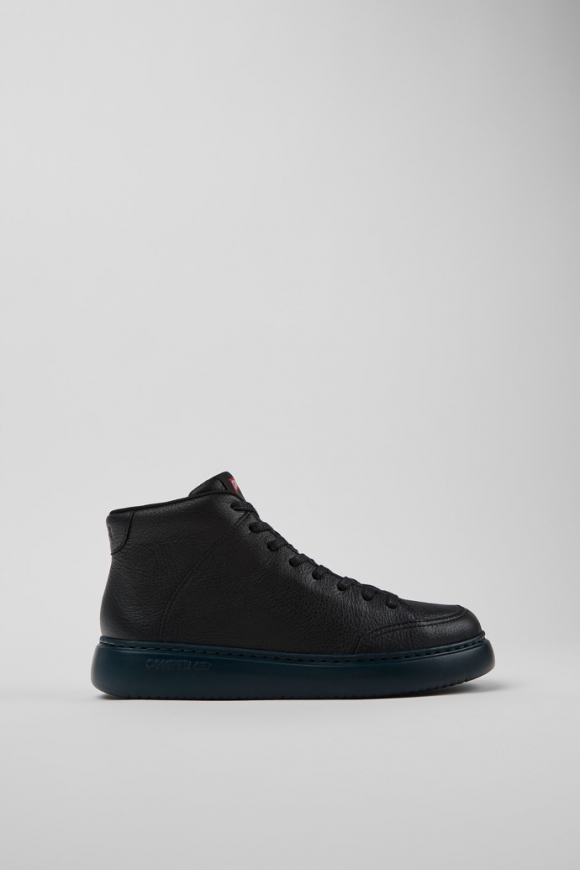 Camper Runner K21 - Zapatillas negras de piel para mujer