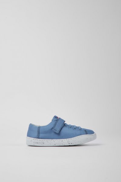 Camper Peu Touring - Zapatilla azul infantil de textil