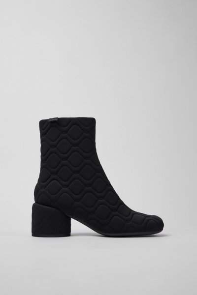 Camper Niki - Botas de tela negras para mujer