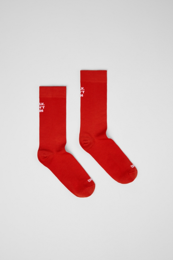Camper Socks PYRATEX - Calcetines rojos de media caña de Seacell