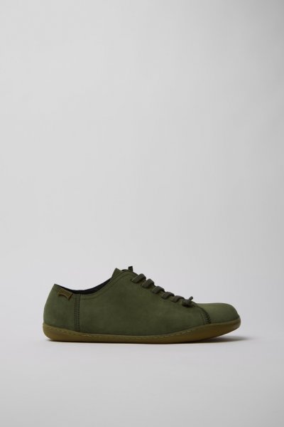 Camper Peu - Zapato verde de textil/nobuk para hombre.