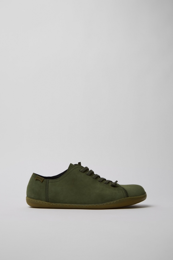 Camper Peu - Zapato verde de textil/nobuk para hombre.