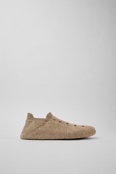 Camper ROKU Inner Socks - Plantillas beige y marrón (2 unidades) para el zapato derecho e izquierdo.