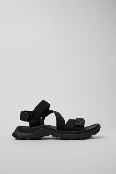 Camper Drift Trail Sandal - Sandalias negras para hombre fabricadas con PET reciclado