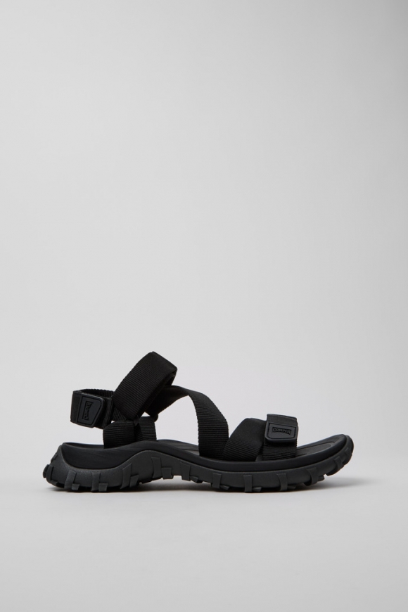 Camper Drift Trail Sandal - Sandalias negras para hombre fabricadas con PET reciclado