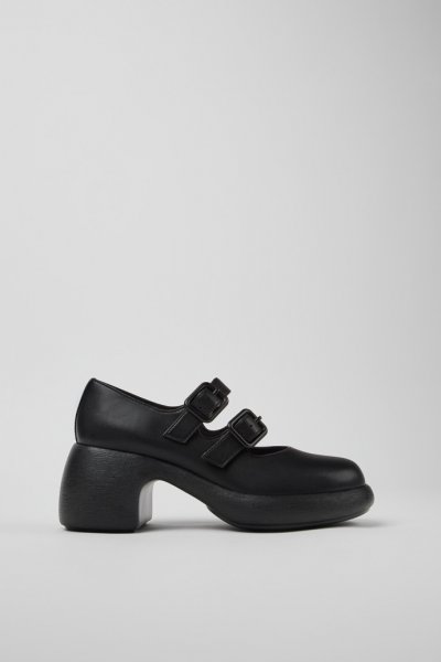 Camper Thelma - Zapato de piel negro para mujer.