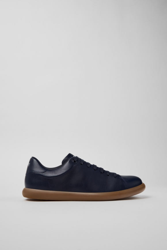 Camper Pelotas Soller - Zapatillas azules de piel para hombre.