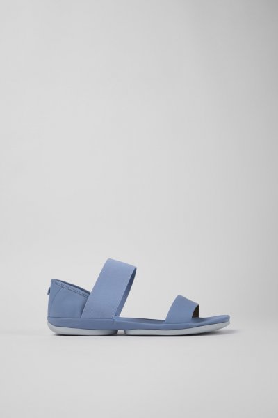 Camper Right - Sandalias azules de piel para mujer