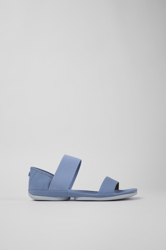 Camper Right - Sandalias azules de piel para mujer
