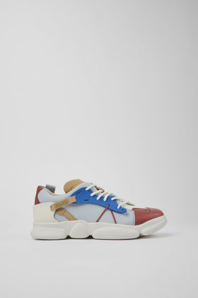 Camper Twins - Zapatillas de piel/tela multicolor para mujer