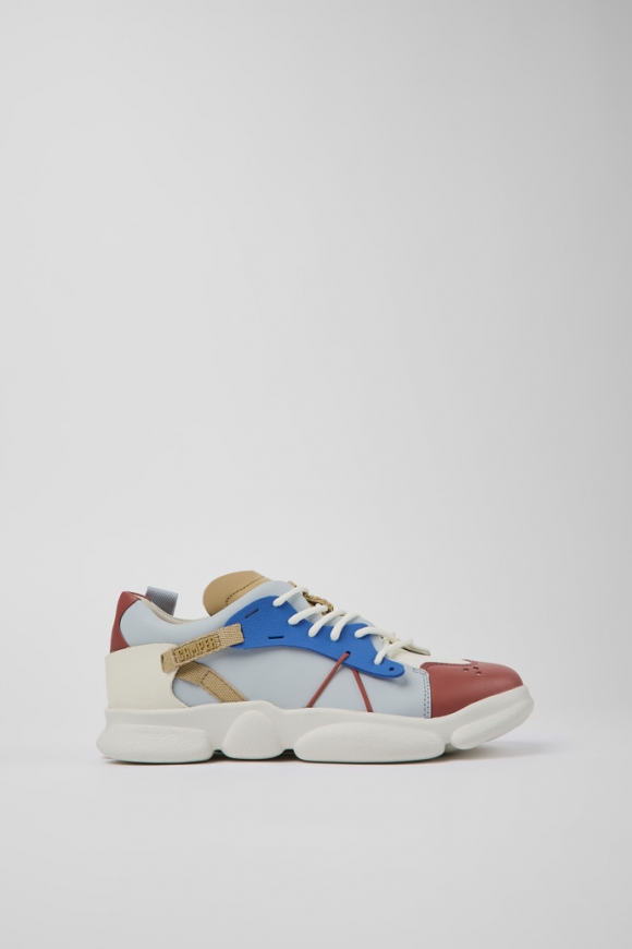 Camper Twins - Zapatillas de piel/tela multicolor para mujer