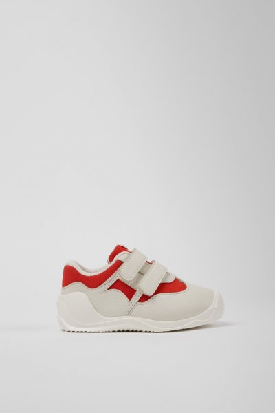 Camper Dadda - Zapatillas de piel y tela para niños en multicolor.