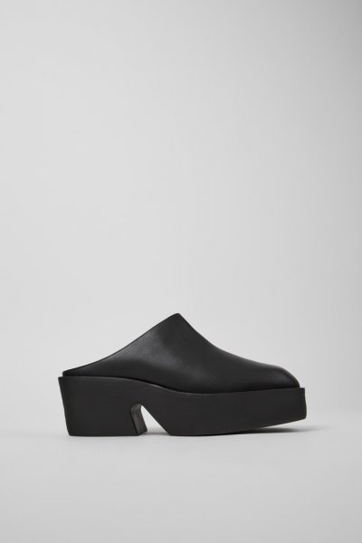 Camper Billie - Sandalias negras de piel para mujer