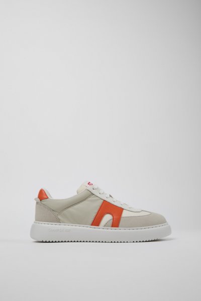 Camper Runner K21 - Zapatillas multicolor para mujer de piel nobuk y textil.