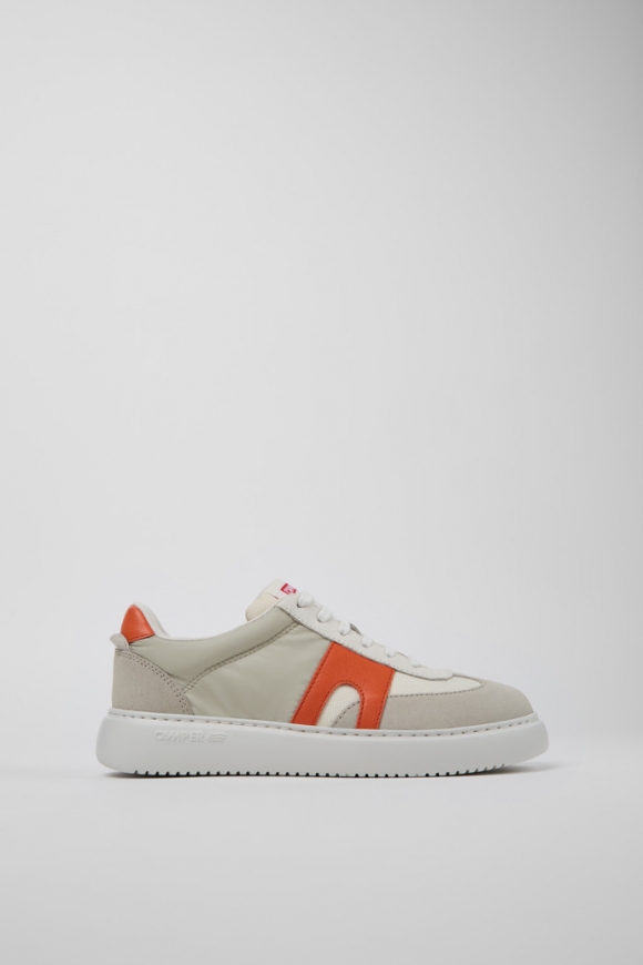 Camper Runner K21 - Zapatillas multicolor para mujer de piel nobuk y textil.
