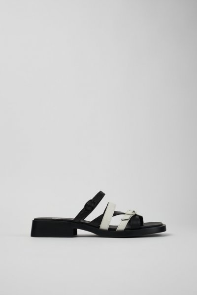 Camper Twins - Sandalias abiertas de piel multicolor para mujer