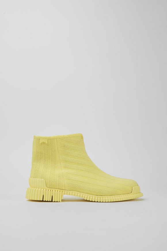 Camper Pix TENCEL - Botín amarillo para mujer de TENCEL lyocell