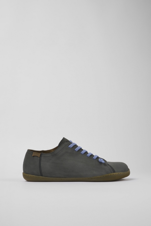 Camper Peu - Zapato gris de nobuk para hombre