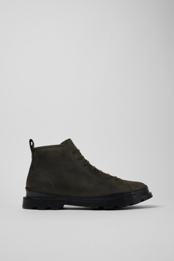 Camper Brutus - Botines verde oscuro para hombre