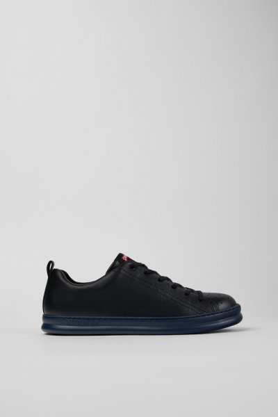 Camper Runner - Zapatillas de piel negra para hombre.