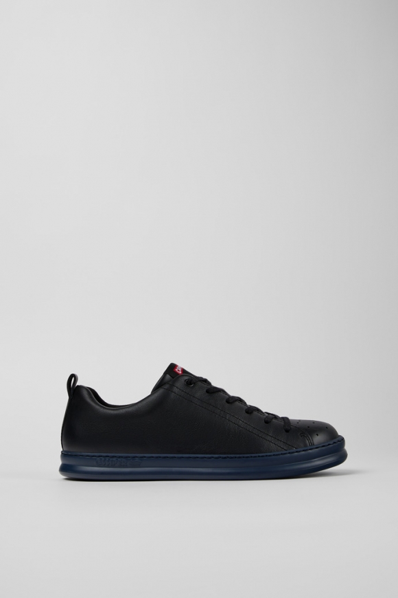 Camper Runner - Zapatillas de piel negra para hombre.