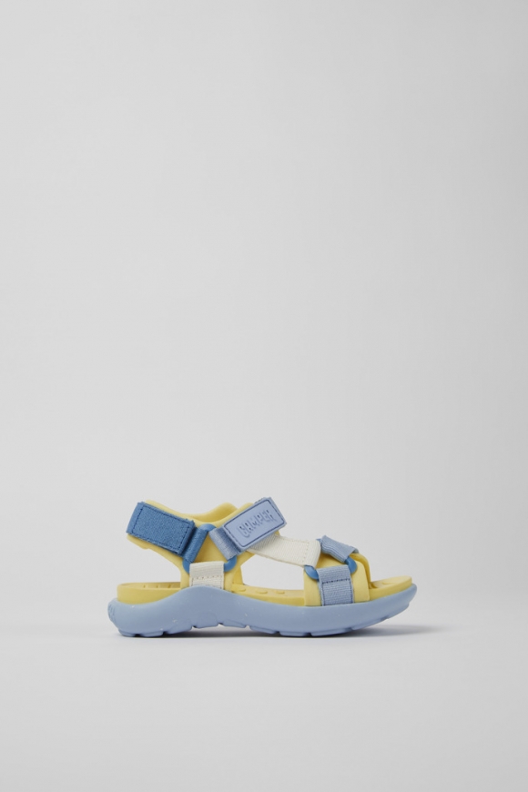 Camper Wous - Sandalias multicolor para niños de tela