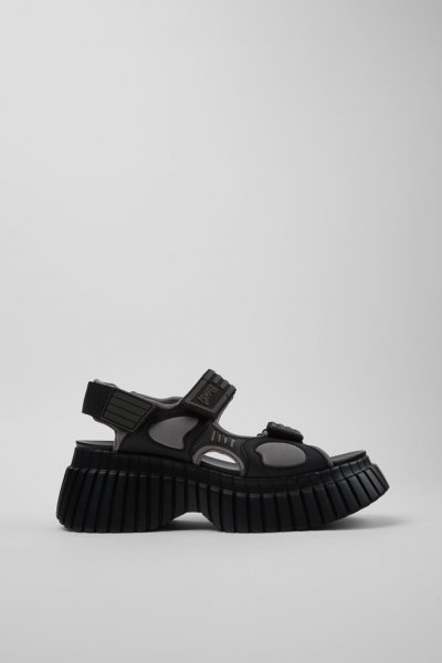 Camper Pix BCN - Sandalias multicolor de piel y textil para mujer