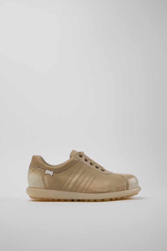 Camper Pelotas - Zapato de piel multicolor para mujer.