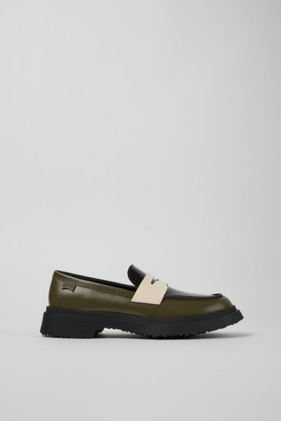 Camper Twins - Bailarinas/mocasines de piel multicolor para mujer.