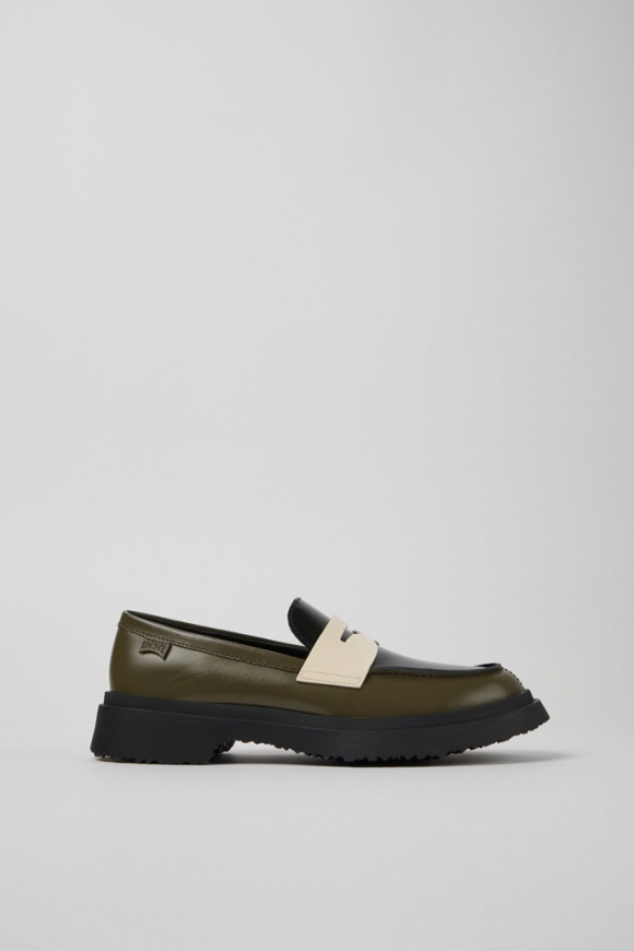 Camper Twins - Bailarinas/mocasines de piel multicolor para mujer.