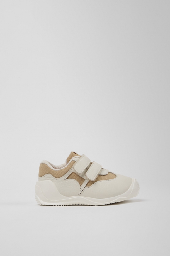 Camper Dadda - Zapatillas de piel y tela para niños en multicolor.