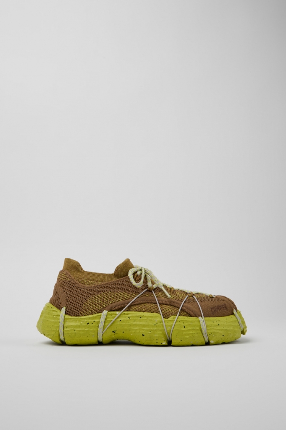 Camper ROKU - Zapatillas para mujer color amarillo-marrón