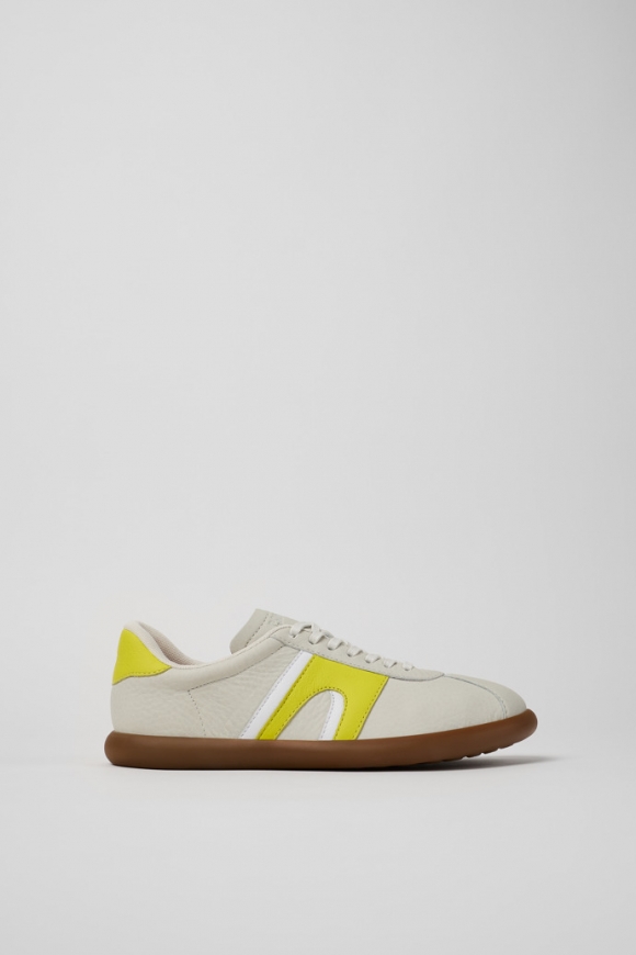 Camper Pelotas Soller - Zapatillas blancas de piel para mujer