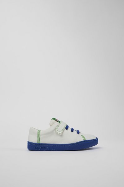 Camper Twins - Zapatillas blancas sin cordones de tela