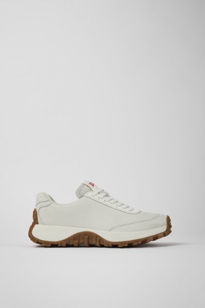 Camper Drift Trail - Zapatillas blancas de piel para mujer.