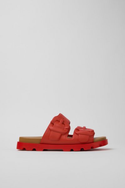 Camper Brutus Sandal - Sandalias sintéticas rojas para hombre.