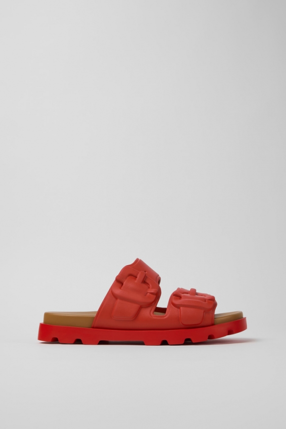 Camper Brutus Sandal - Sandalias sintéticas rojas para hombre.