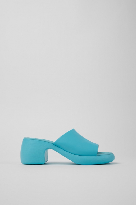 Sandalias Camper Thelma - Sandalias azules de piel para mujer.