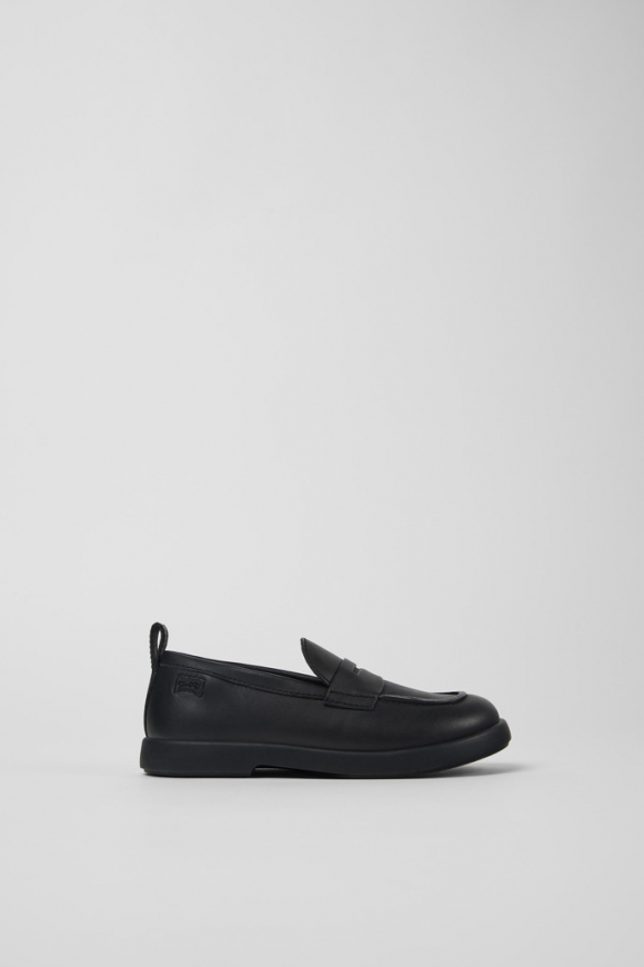 Camper Duet - Bailarinas de piel negras para niños.