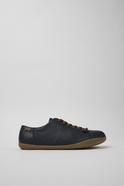 Camper Peu - Zapatos azules de piel para hombre.