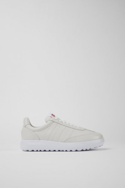 Camper Pelotas XLF - Zapatillas blancas para mujer de piel y textil.